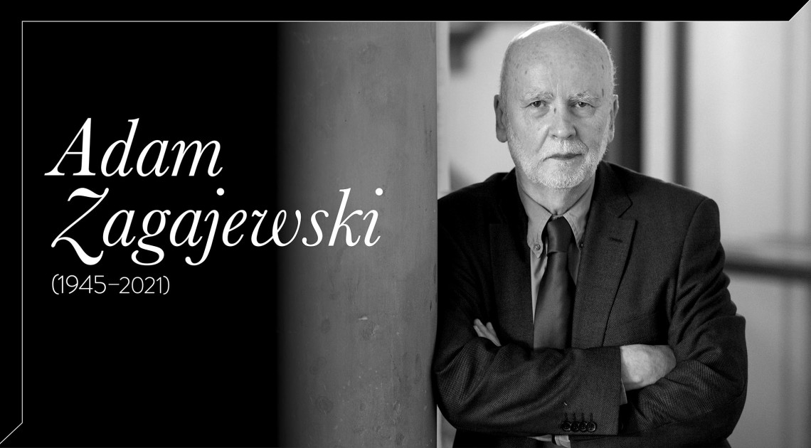 Húsboltok és múzeumok. Adam Zagajewski (1945–2021)