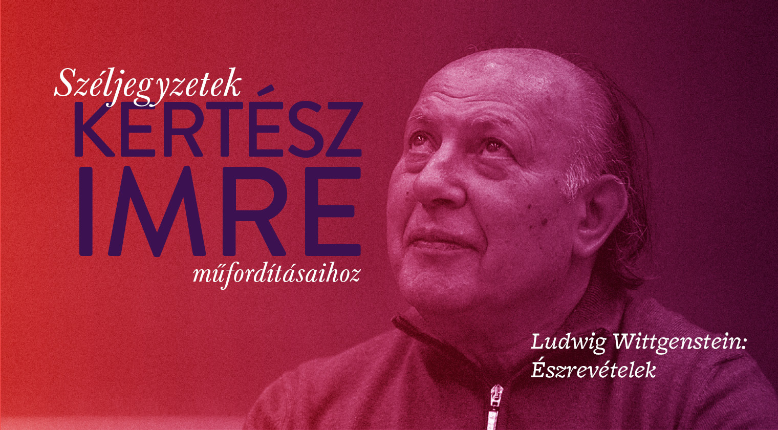Széljegyzetek Kertész Imre műfordításaihoz (Ludwig Wittgenstein: Észrevételek)